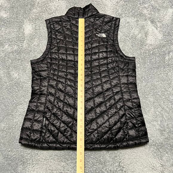 The North Face Vest Womens Medium Thermoball Trekker Trek Puffer Jacket Black - Picture 7 of 10